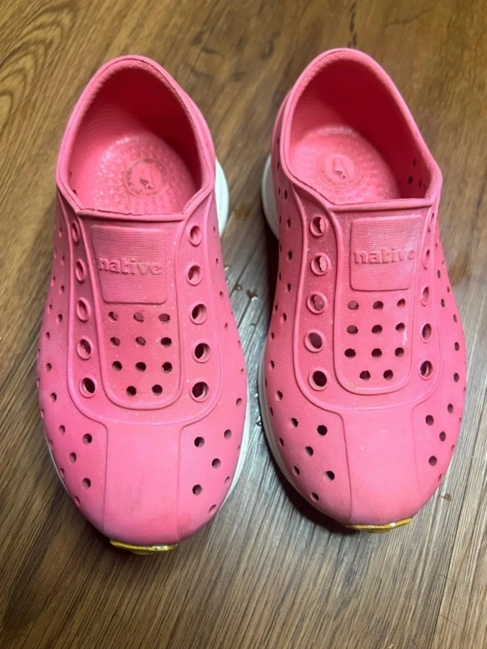 Native Size C8 Pink Robbie Sugarlite Waterproof Rubber Shoe